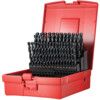 A190, No.203,  Jobber Drill Set, Standard Length, Metric, High Speed Steel, Set of 41 thumbnail-0