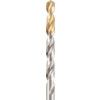 A002, Jobber Drill, 5/32in., Normal Helix, High Speed Steel, TiN-Tipped thumbnail-1