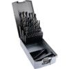 201, Jobber Drill Set, 1mm to 13mm x 0.5mm, Standard Length, Metric, High Speed Steel, Set of 25 thumbnail-0