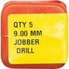 Jobber Drill, 9mm, Normal Helix, High Speed Steel, Black Oxide thumbnail-4