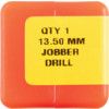 Jobber Drill, 13.5mm, Normal Helix, High Speed Steel, Black Oxide thumbnail-2