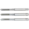 Hand Tap Set , M6 x 1mm, Metric Coarse, High Speed Steel, Bright, Set of 3 thumbnail-0