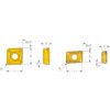 XCMT 10T304-MF, Turning Insert, Grade IC908, Carbide, 85° Parallelogram thumbnail-1