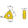 WNMG 080404MF, Turning Insert, Carbide, Trigon, Ti(C,N)+Al2O3+TiN, Grade 2220 thumbnail-0