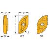 BCR D320-QT, Milling Insert, Carbide, Grade IC908 thumbnail-1