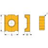 LNET 082604TN-N, Milling Insert, Carbide, Grade IC928 thumbnail-1