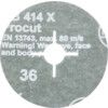 RB414X - Procut Zirconium Fibre Discs - 115mm x P36 thumbnail-1