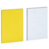 Harmony ZBY5102 Unmarked White/Yellow Legend 18x27mm for 30x50mm Legend Holder thumbnail-0