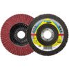 322862 SMT924 115X22,23MM 40 GRIT CERAMIC GRAIN FLAP DISC thumbnail-0