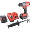 M18FPD2-502X, Cordless Percussion Drill, 18V, 13mm Keyless Chuck, Brushless, 2x5.0Ah thumbnail-0