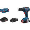 GSB 18V-55, Cordless Combi Drill, 18V, 13mm Keyless Chuck, Brushless, 2x4.0Ah thumbnail-1