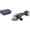 GWX 18 V-10 PC 18V 125mm Cordless X-LOCK Angle Grinder with Paddle Switch in L-boxx Stackable Carry Case - Body Only Version - No Batteries or Charger Supplied - 0 601 7B0 700 thumbnail-0