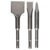 2 608 690 180, Chisel Set, 40mm x 140mm, 40mm Chisel, SDS-Plus, 3 Piece thumbnail-0