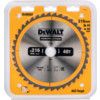 DT1953-QZ Construction Circular Saw Blade for use with Stationary Machines 216 x 30mm x40T thumbnail-4