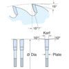 CSB/30072 TCT CraftPro Trimming / Crosscut Sawblades for a Medium/Fine Finish in Wood Based Materials 300mm x 72T x 30mm thumbnail-1