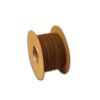 Cable Sleeving Reel, PVC Solid, 100m x 4mm Diameter - Brown thumbnail-0