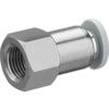 QR1 SERIES FEMALE STUD COUPLING G1/8 TO 8mm thumbnail-0