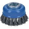 X-LOCK CUP BRUSHES KNOTTED 75mm STEEL 0.35mm thumbnail-0