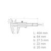 530-119 HIGH ACCURACY VERNIER CALIPER  300mm / 12" thumbnail-2