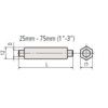 167-103 75mm MEASURING STANDARD thumbnail-0