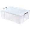 Storage Box with Lid, Clear, 660x440x230mm, 51L thumbnail-0