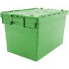 ATTACHED LID CONTAINER GREEN 600X400X365mm 68L thumbnail-0
