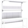 2000mm Wide Verso Bench, Rear Frame Kit C, With Overhead Light thumbnail-0