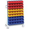 Louvred Trolley, Steel, Grey/Blue/Red/Blue/Green/Yellow, 1000x650x1600mm thumbnail-0