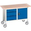 16923203.11 Verso Mobile Storage Bench 1250mm x 600mm x 830mm thumbnail-0