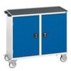 Verso Mobile Storage Cabinet, 0 Drawers, Blue/Light Grey, 965 x 1050 x 550mm thumbnail-0