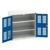 Verso Storage Cabinet, Single Door, Blue, 800 x 800 x 550mm thumbnail-0