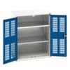 Verso Storage Cabinet, Single Door, Blue, 1000 x 800 x 550mm thumbnail-0