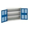 Verso Storage Cabinet, Single Door, Blue, 900 x 1050 x 350mm thumbnail-0