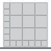 Draw Dividers For Use With 650 x 650 x 75mm Drawer, 22 Compartments thumbnail-0