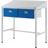 S/TOP WORKSTATION TWO SGL DRAWERS 1060x1000x460mm thumbnail-0