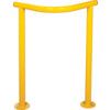 Guard Corner Barrier, Steel, Yellow, 530 x 940 x 530mm thumbnail-0