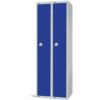 Compartment Locker, 2 Doors, Blue, 1800 x 600 x 450mm, Nest of 2 thumbnail-0