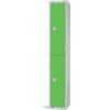 Compartment Locker, 2 Doors, Green, 1800 x 300 x 300mm thumbnail-0