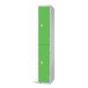 Compartment Locker, 2 Doors, Green, 1800 x 300 x 450mm thumbnail-0