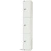 Workwear Locker, 2 Doors, White, 1800 x 300 x 450mm thumbnail-0