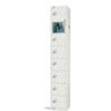 Workwear Locker, 8 Doors, White, 1800 x 300 x 300mm thumbnail-1