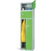 Workwear Locker, 4 Doors, Green, 1800 x 450 x 450mm thumbnail-0