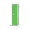 Low Height Locker, Single Door, Green, 1370 x 300 x 450mm thumbnail-0