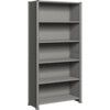 Euro Shelving Extension Bay, 5 Shelves, 135kg Shelf Capacity, 2100mm x 1000mm x 600mm, Grey thumbnail-0