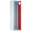 Garment Collection Locker, Single Door, Red, 1778 x 381 x 457mm thumbnail-0