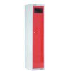 Garment Collection Locker, Single Door, Red, 1778 x 381 x 457mm thumbnail-1