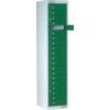 Workwear Locker, 20 Doors, Green, 1778 x 381 x 457mm thumbnail-0