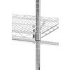 Wire Shelving, 4 Shelves, 300kg Shelf Capacity, 1625mm x 1220mm x 610mm, Grey thumbnail-1
