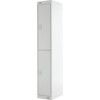 Compartment Locker, 6 Doors, Light Grey, 1800 x 300 x 450mm thumbnail-0