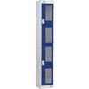 Vision Panel Locker, 2 Doors, Blue, 1800 x 300 x 500mm thumbnail-0